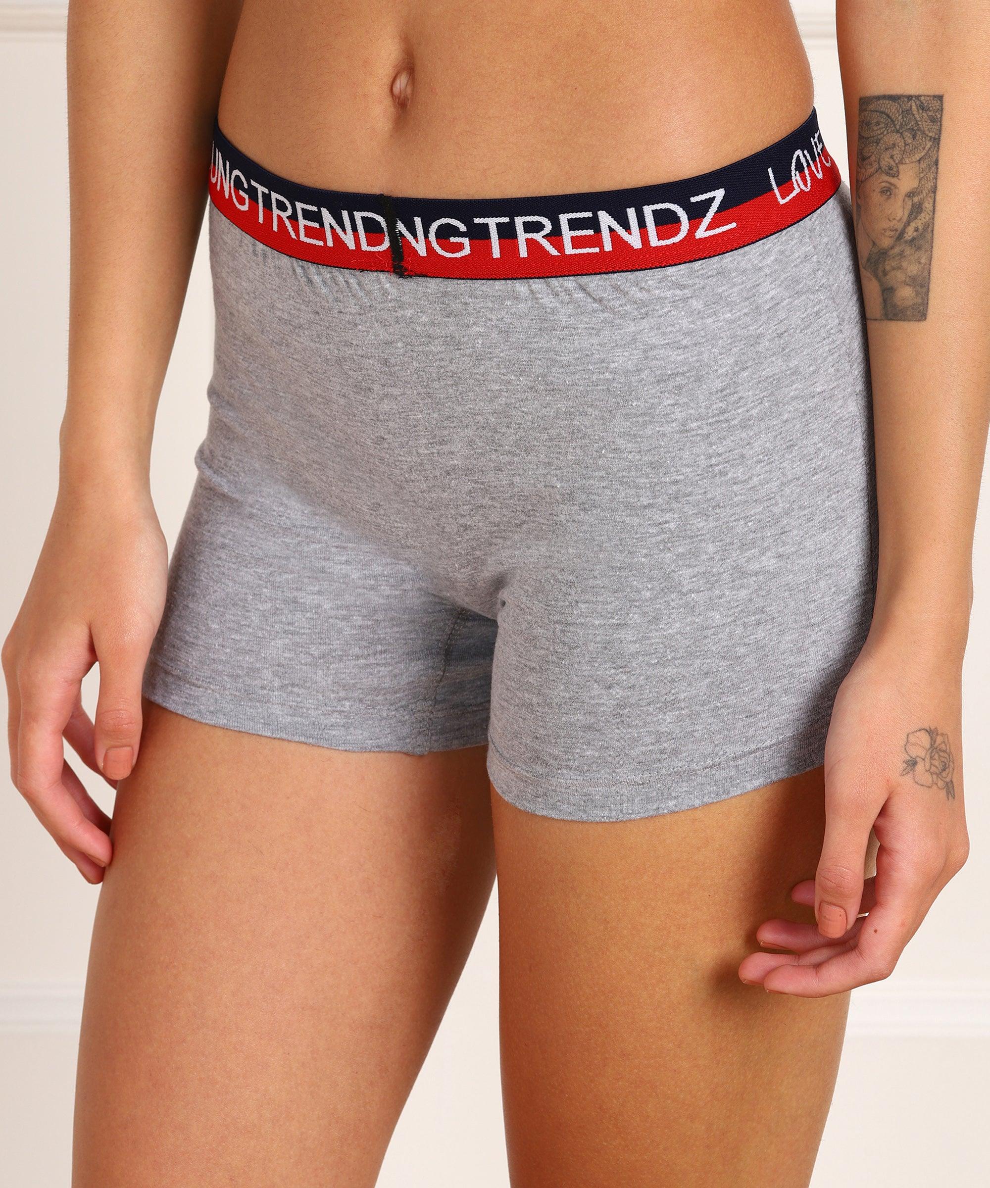 Girls Love Elastic Combo Boyshorts(Pack of 3) - Young Trendz