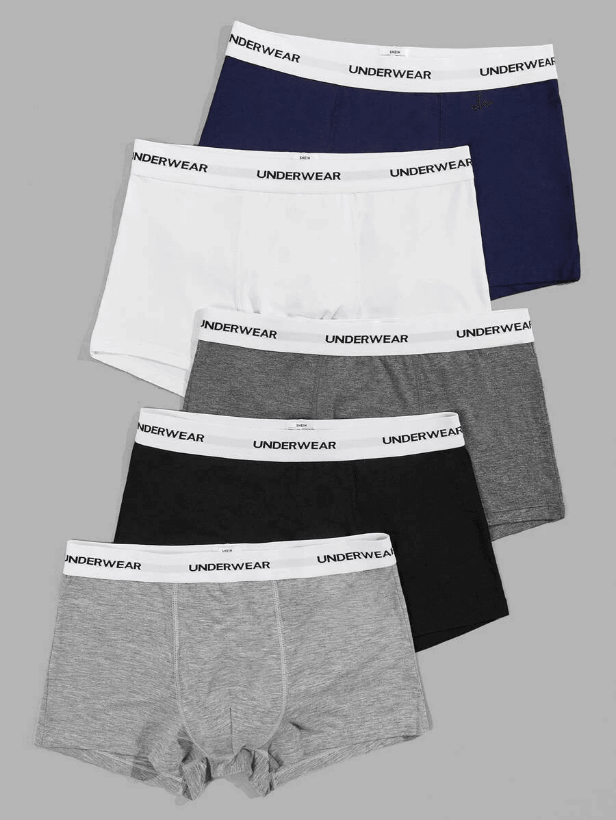 Premium Imported Underwear - Men Pack Of 5 Trunks - Young Trendz