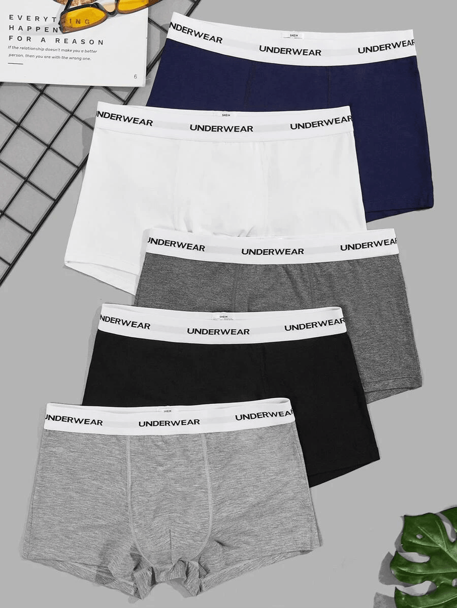 Premium Imported Underwear - Men Pack Of 5 Trunks - Young Trendz