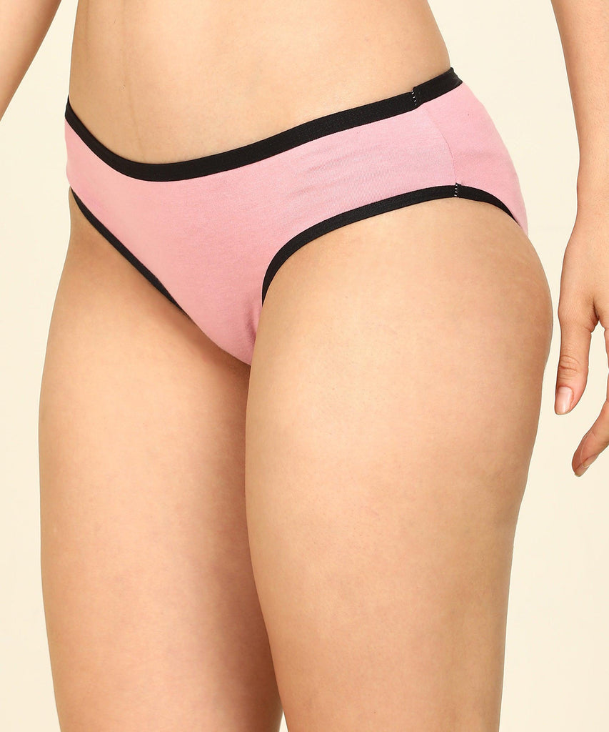 Womens Pink Trendz Sports Bar Bikini Combo lingerie Set - Young Trendz