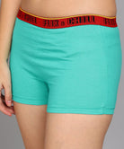 Women FLIXCHILL Boys Shorts Mint Green - Young Trendz