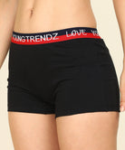 Girls Love Elastic Combo Boyshorts(Pack of 2) - Young Trendz