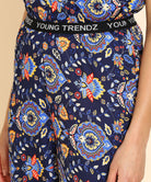 Women Printed T.Shirt & Pyjama Co-Ord Set - Young Trendz