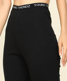 Young Trendz Womens Active Co-Ord Set (Black) - Young Trendz