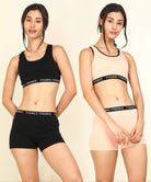 Womens YT Elastic Combo Swim Wear Set - Young Trendz