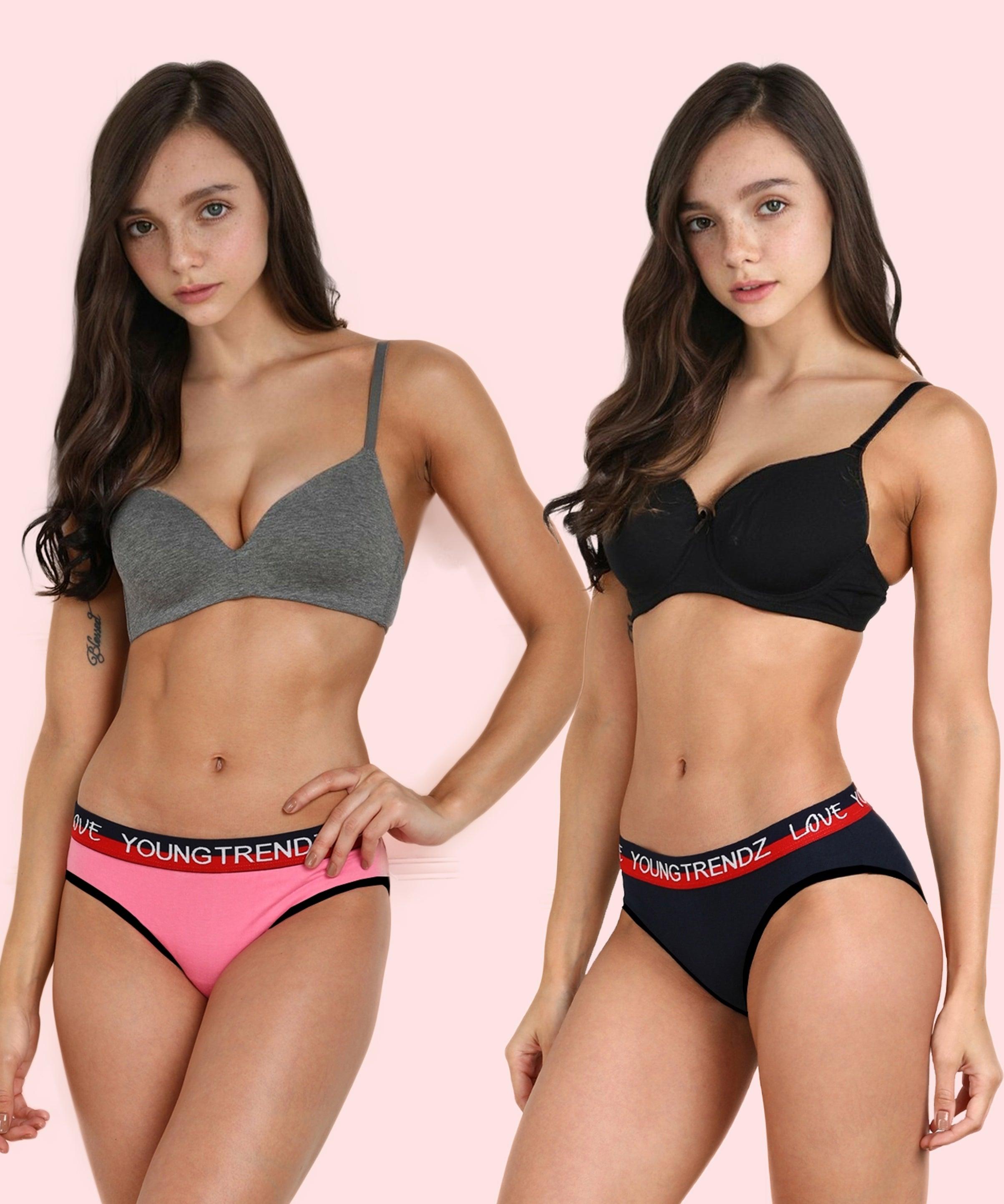 Young Trendz Girls Love Elastic Combo Hipster - Young Trendz