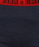 Womens FLIXCHILL Boys Shorts 2Combo (Navy Melange) - Young Trendz