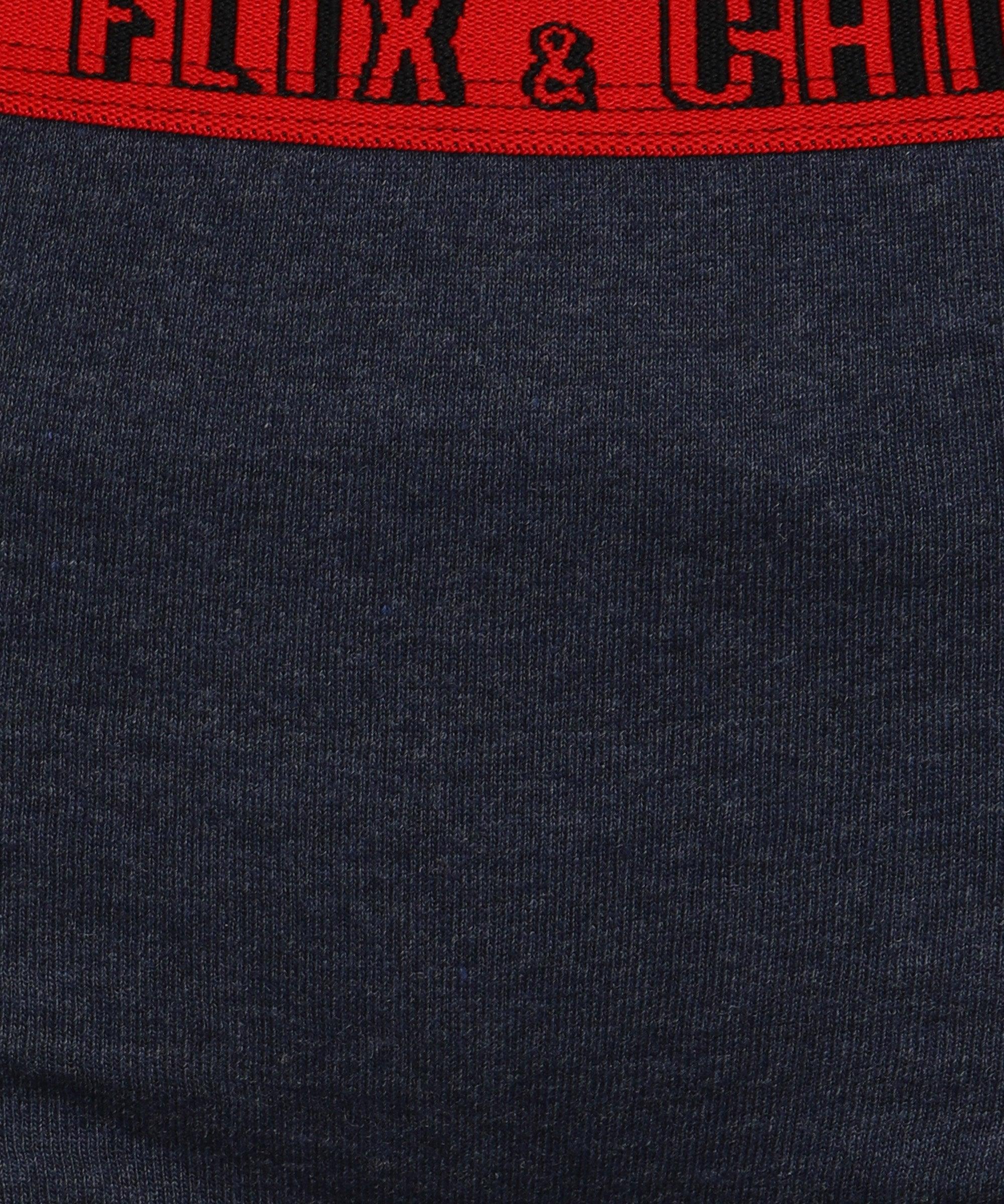 Womens FLIXCHILL Boys Shorts 2Combo (Navy Melange) - Young Trendz
