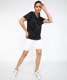 Womens Dry-Fit Sports Combo T.shirt (Black & Green) - Young Trendz