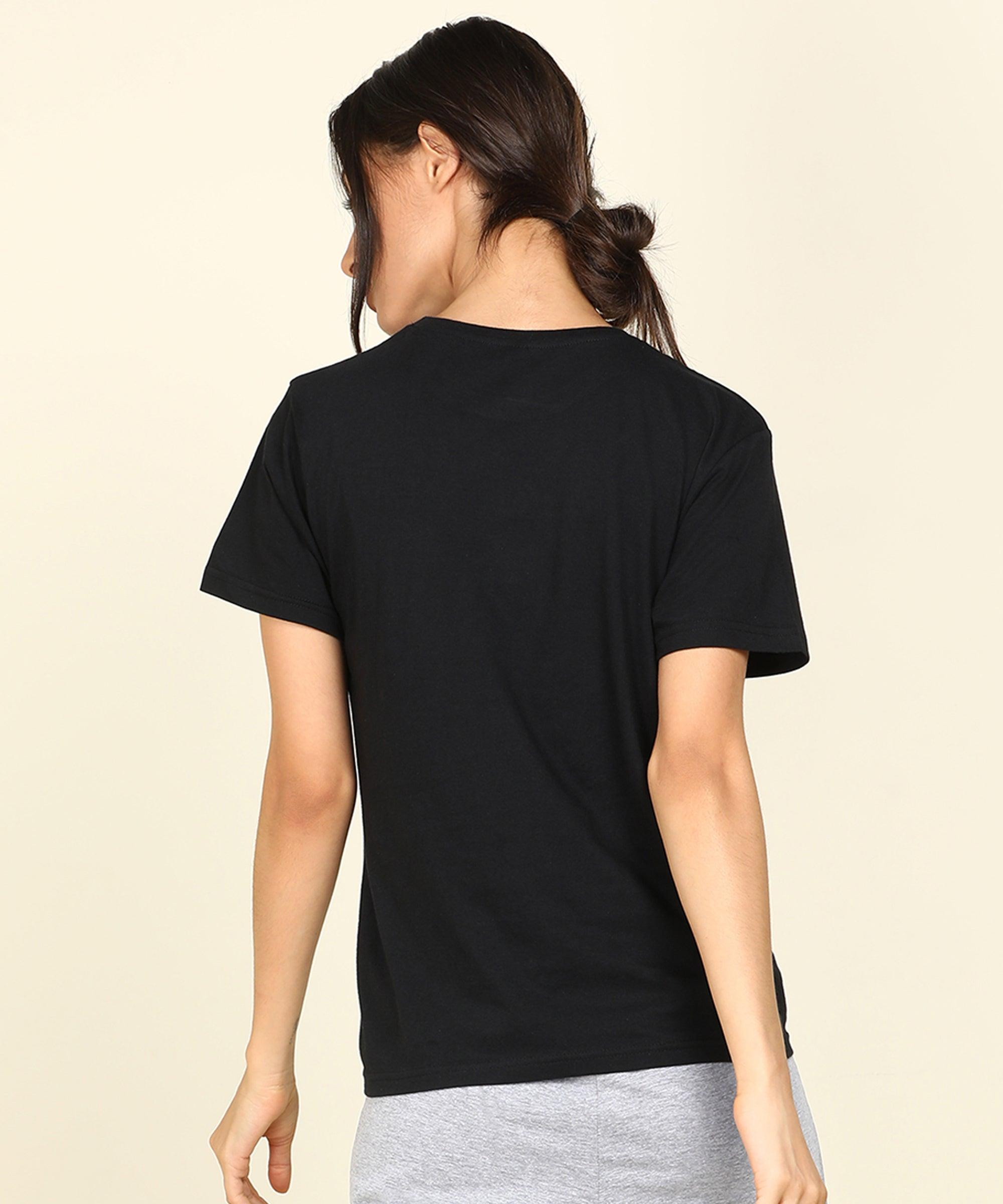 Womens Regular Fit Combo Solid Tshirt - Young Trendz