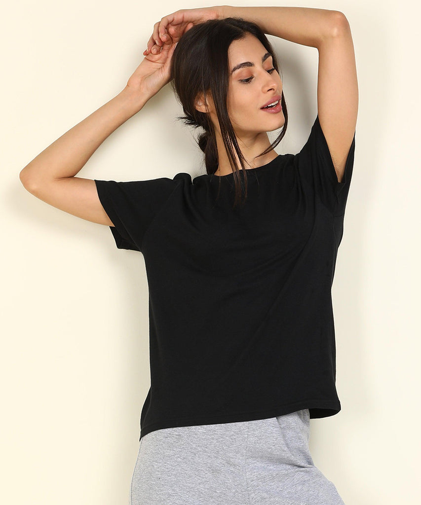 Womens Regular Fit Combo Solid Tshirt - Young Trendz