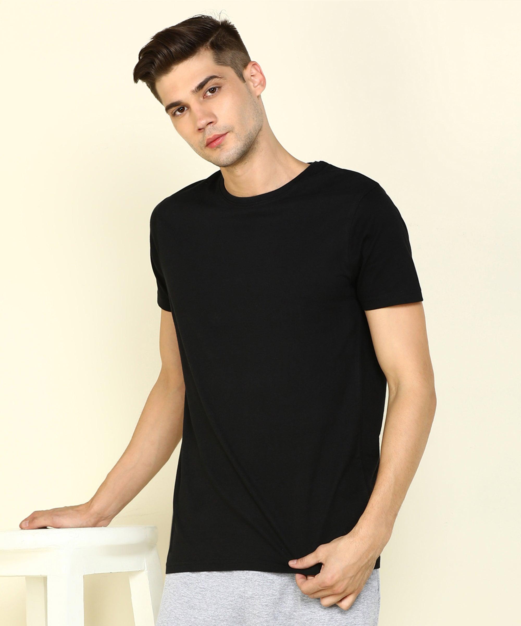 Young Trendz Men Halfsleeve Combo Solid Tshirt - Young Trendz