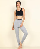 Young Trendz Womens Active Co-Ord Set (Black_Grey) - Young Trendz