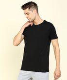 Men Half sleeve Solid Tshirt - Young Trendz