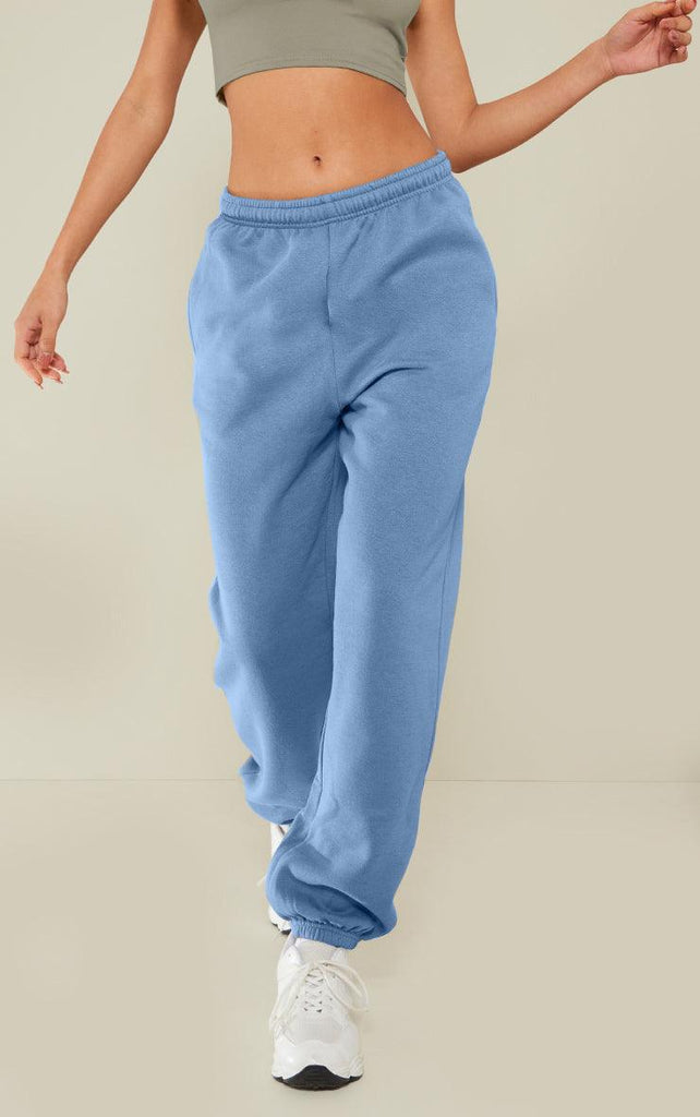 Women's Pocket Jogger Sweatpants (Marine Blue) - Young Trendz
