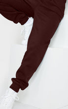 Women's Pocket Jogger Sweatpants (Wine) - Young Trendz