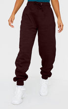 Women's Pocket Jogger Sweatpants (Wine) - Young Trendz