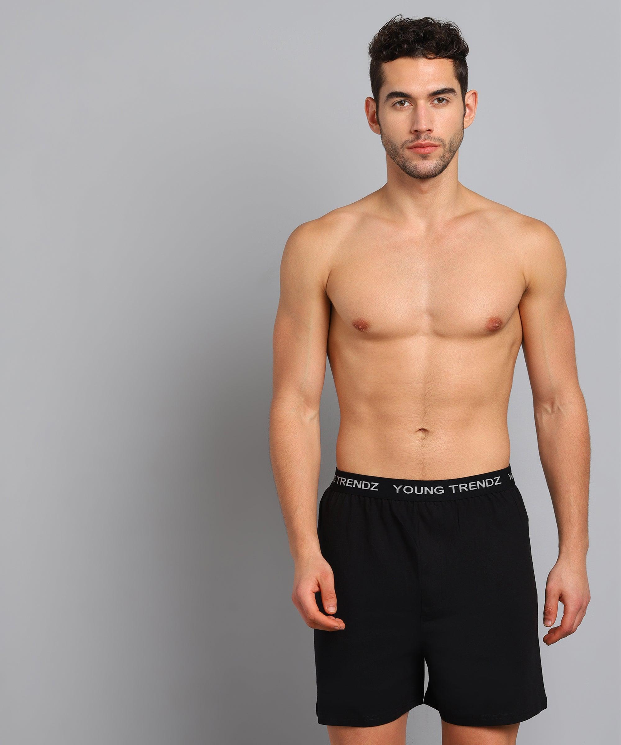 Men's Outer Elastic Boxer - Young Trendz