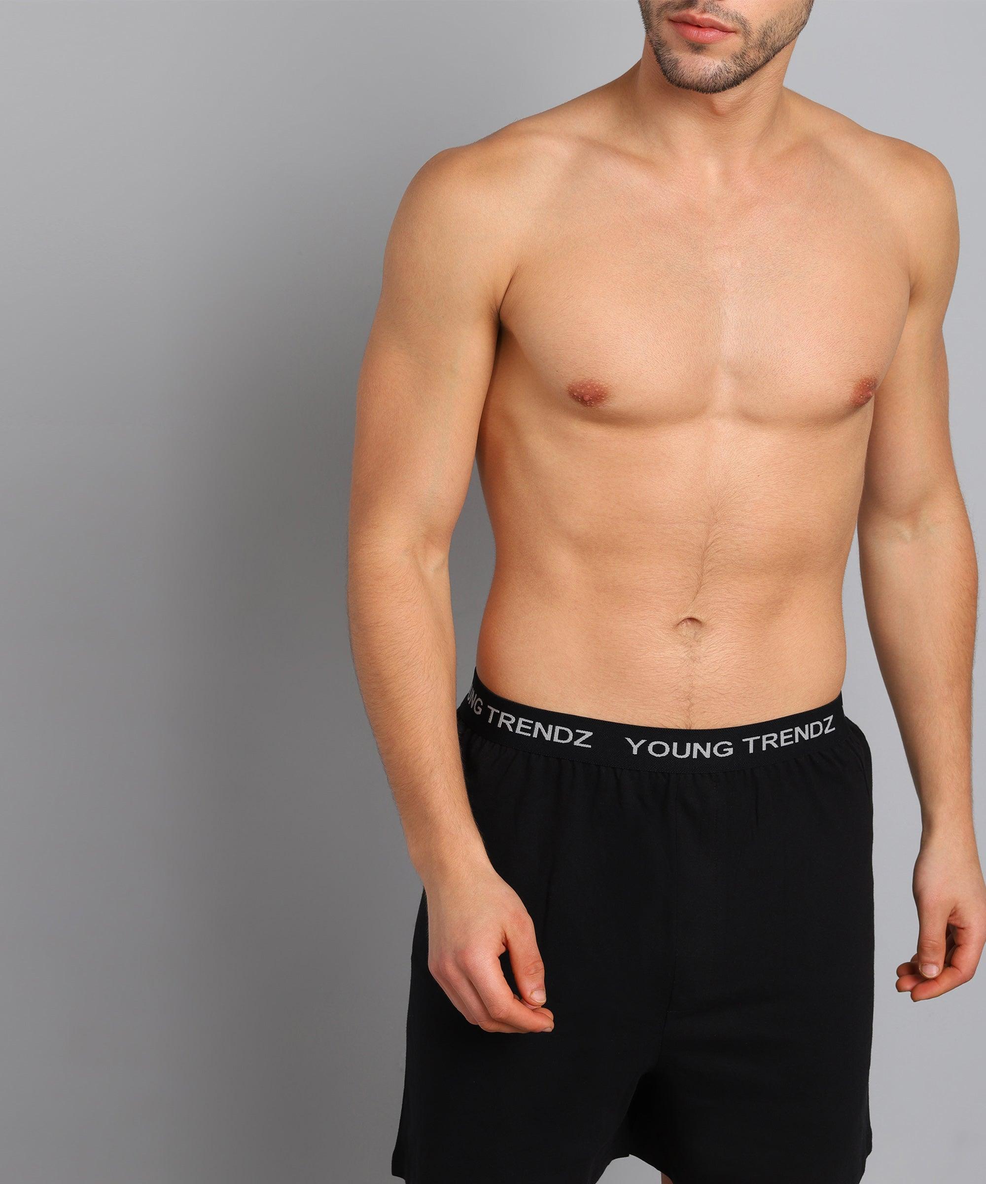 Men's Outer Elastic Boxer - Young Trendz