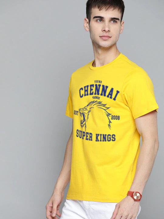 Half Sleeve Mens Chennai Super IPL T-Shirts - Young Trendz