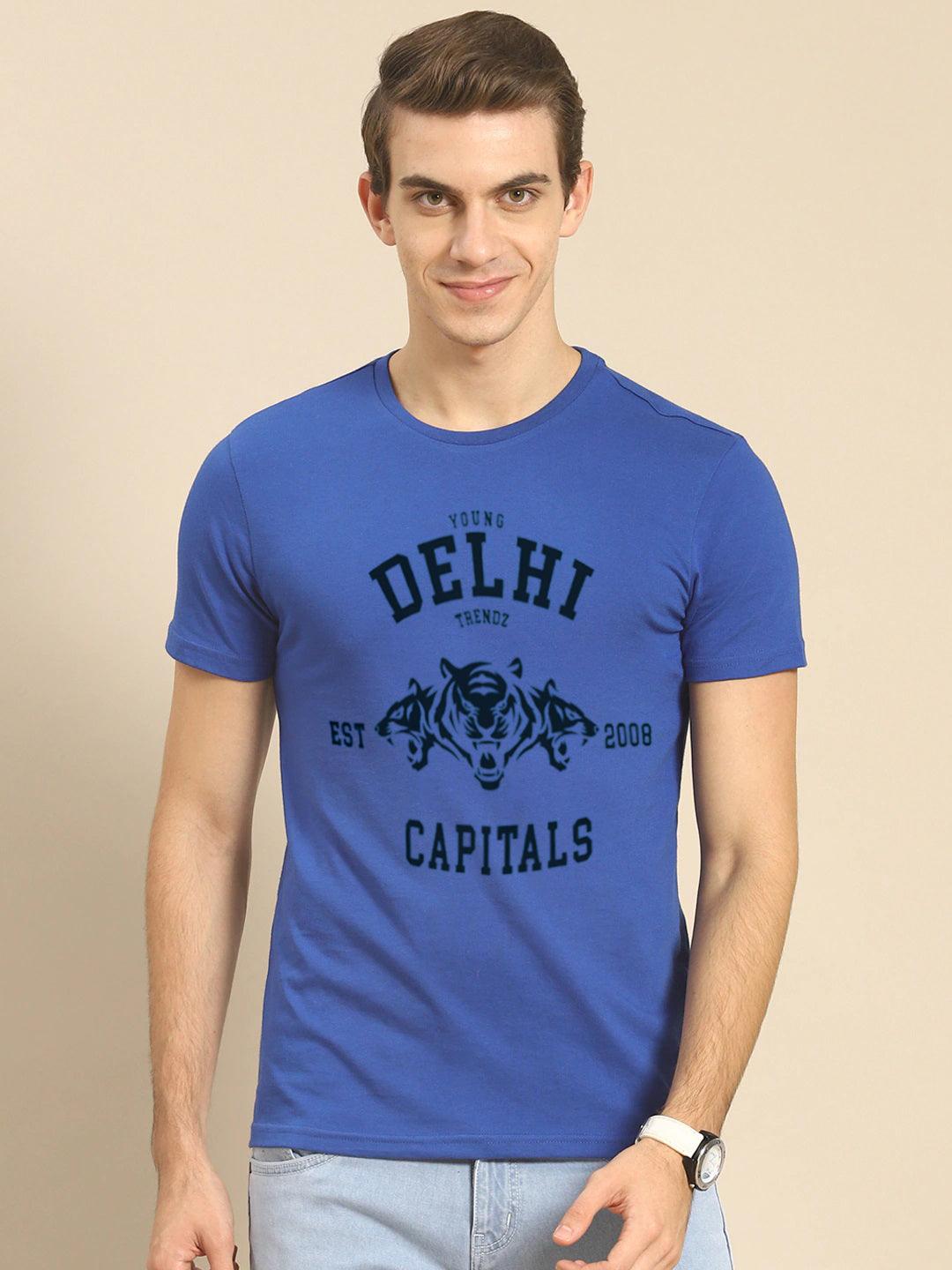 Half Sleeve Mens Delhi IPL T-Shirts - Young Trendz