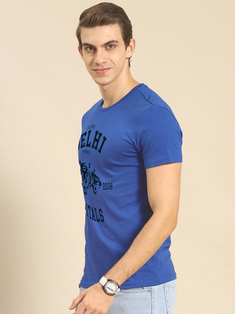 Half Sleeve Mens Delhi IPL T-Shirts - Young Trendz