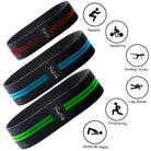 Men & Women Glute Lifting Booty Burner Resistance Band Set of 3 Small Medium Large - Young Trendz