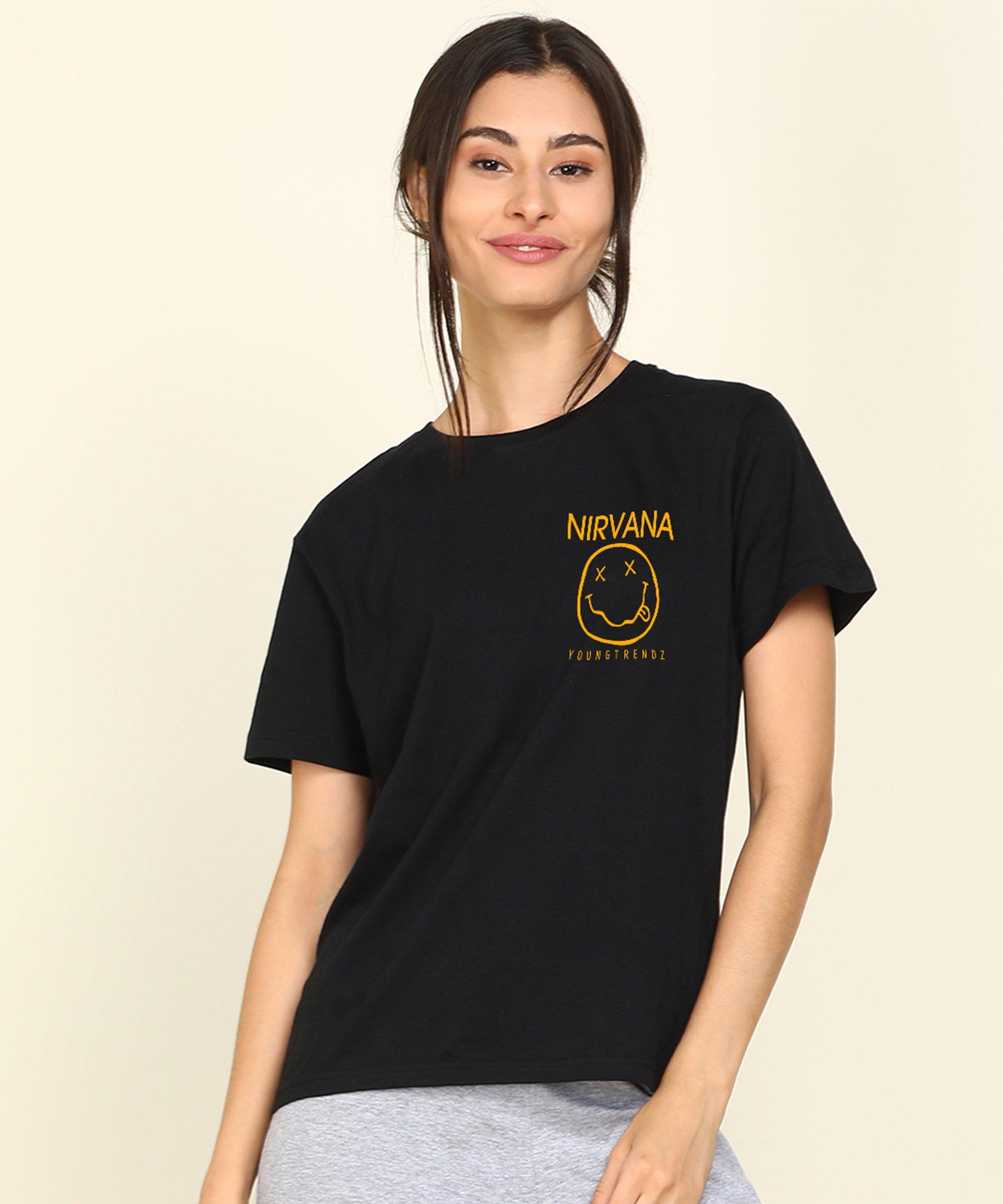 Womens Regular Fit Printed Tshirt - Young Trendz