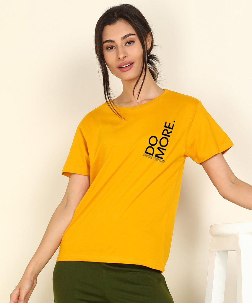 Womens Regular Fit Printed Tshirt - Young Trendz