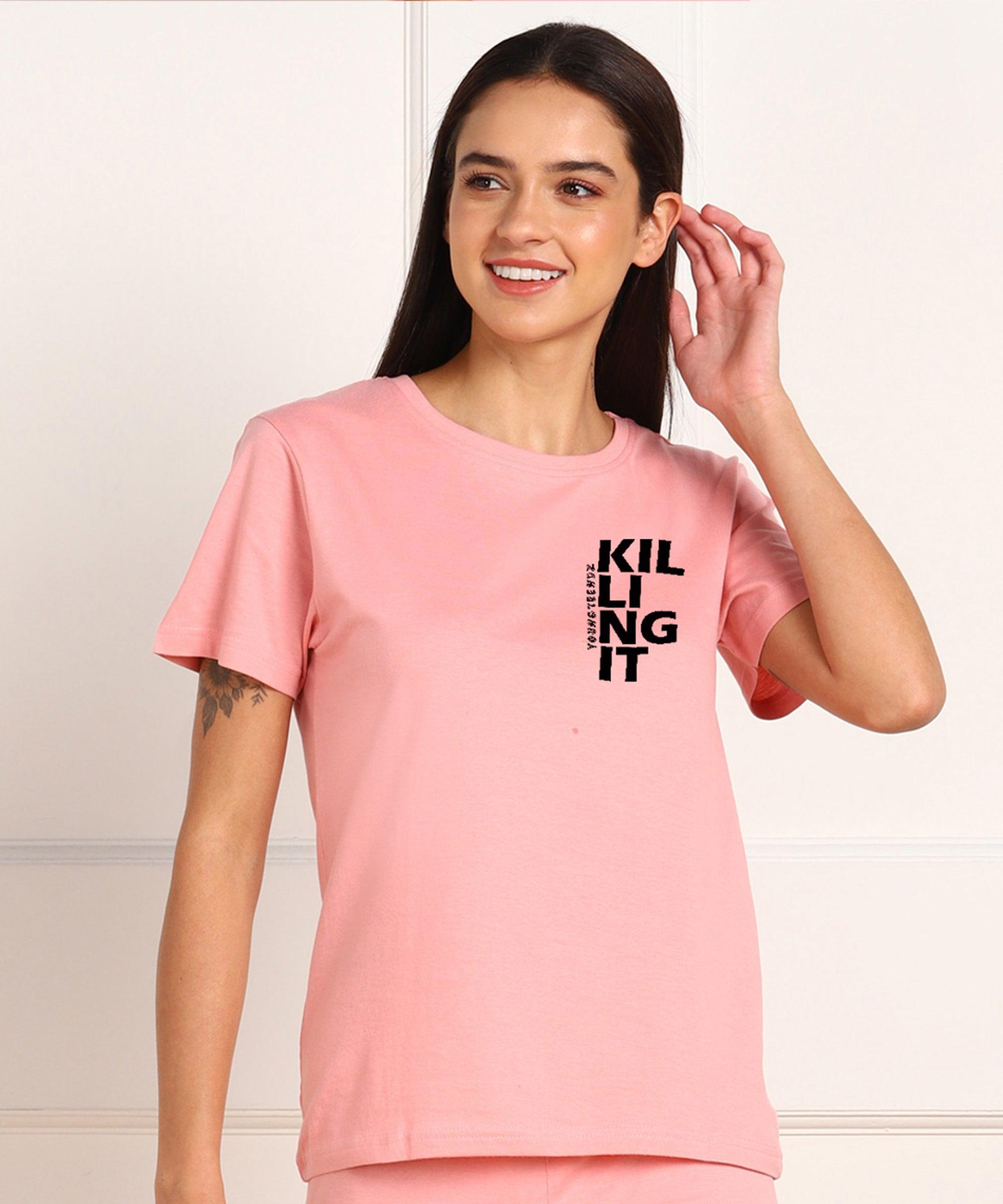 Young Trendz Womens Regular Fit Combo Printed T Shirt - Young Trendz