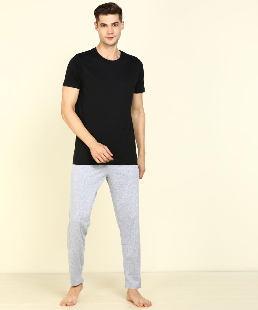 Mens Multicolours Combo T.Shirt& Pyjama Set - Young Trendz