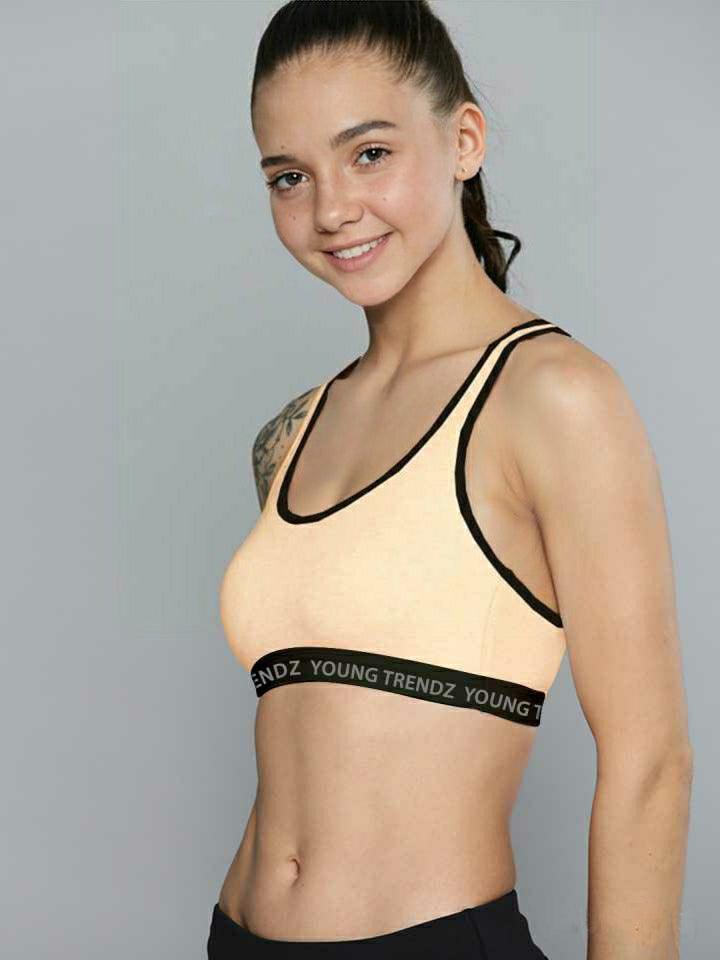 Young Trendz Girls Non Padded Combo Sports Bra(Pack of 3) - Young Trendz