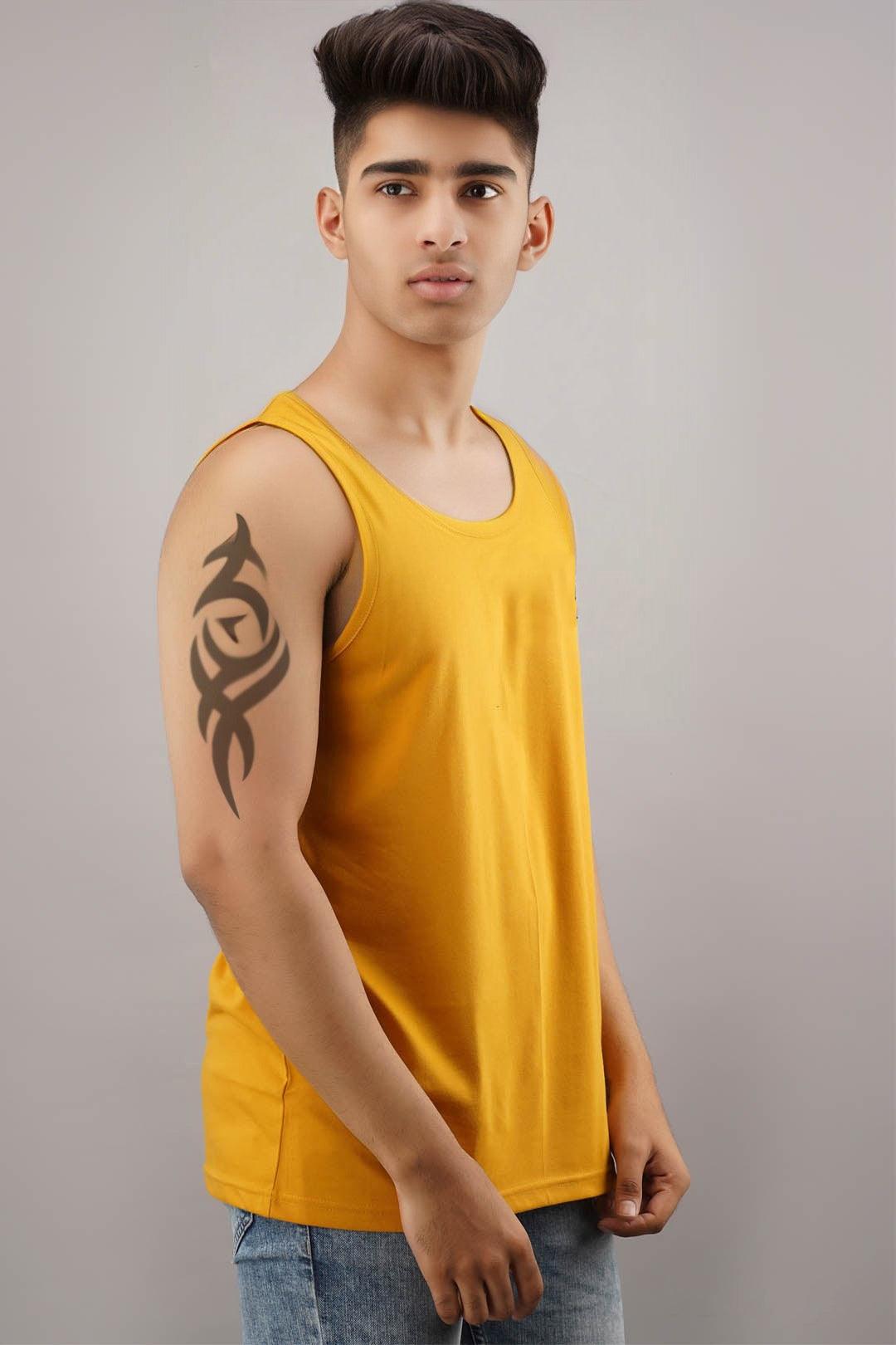 Boys Plain Sleeveless Tshirt - Young Trendz