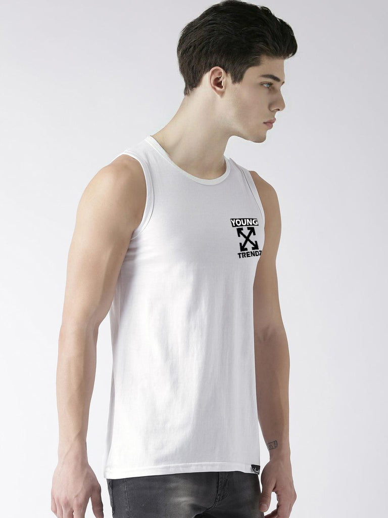 Boys Print Sleeveless Tshirt - Young Trendz