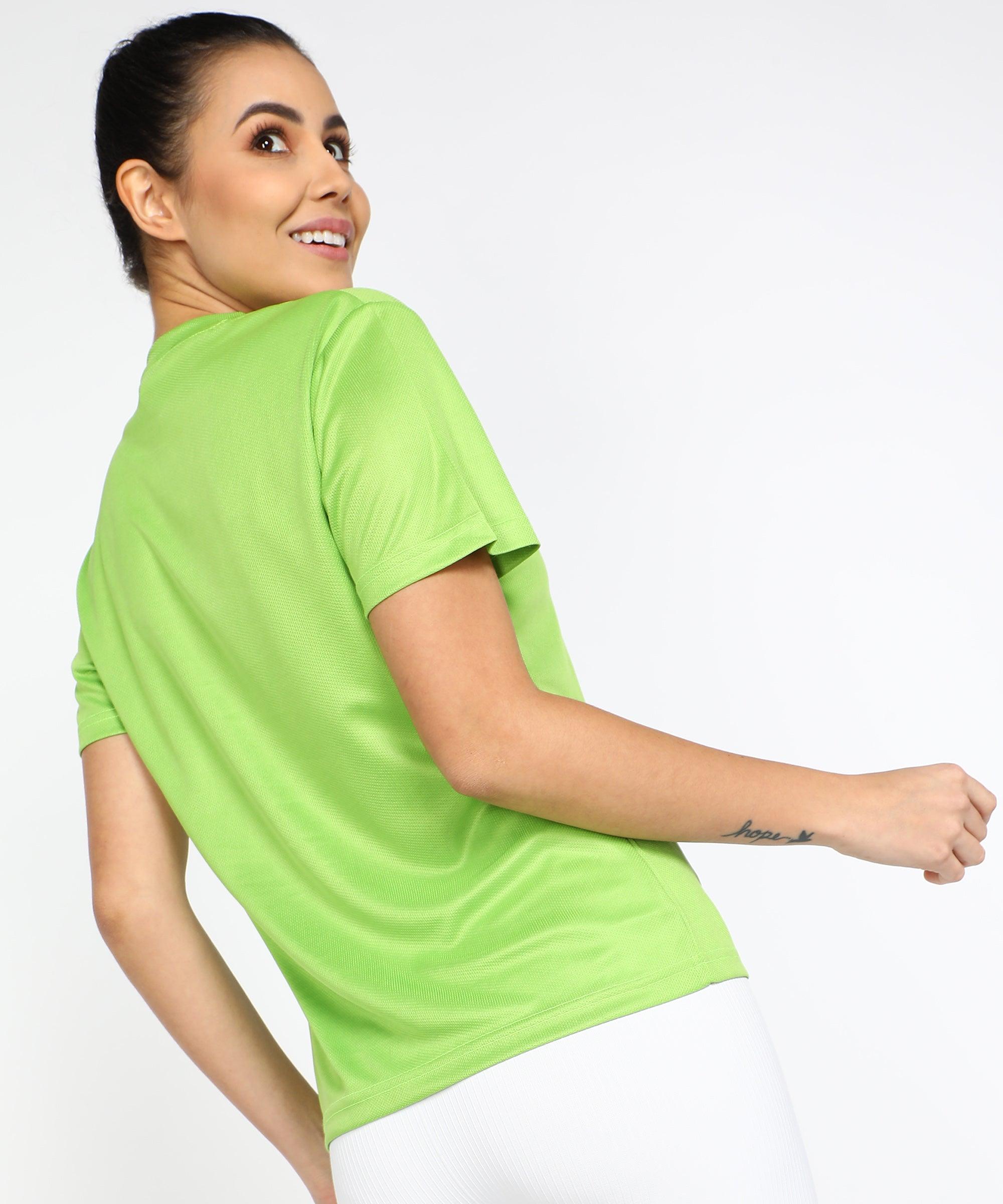 Womens Dry-Fit Sports Combo T.shirt (Red,Green,Black) - Young Trendz