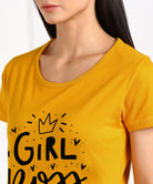 Young Trendz Girls Half Sleeve Printed Nighty - Young Trendz