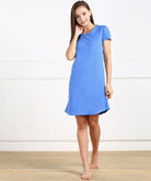 Girls Plain Half sleeve Combo Night Dress - Young Trendz