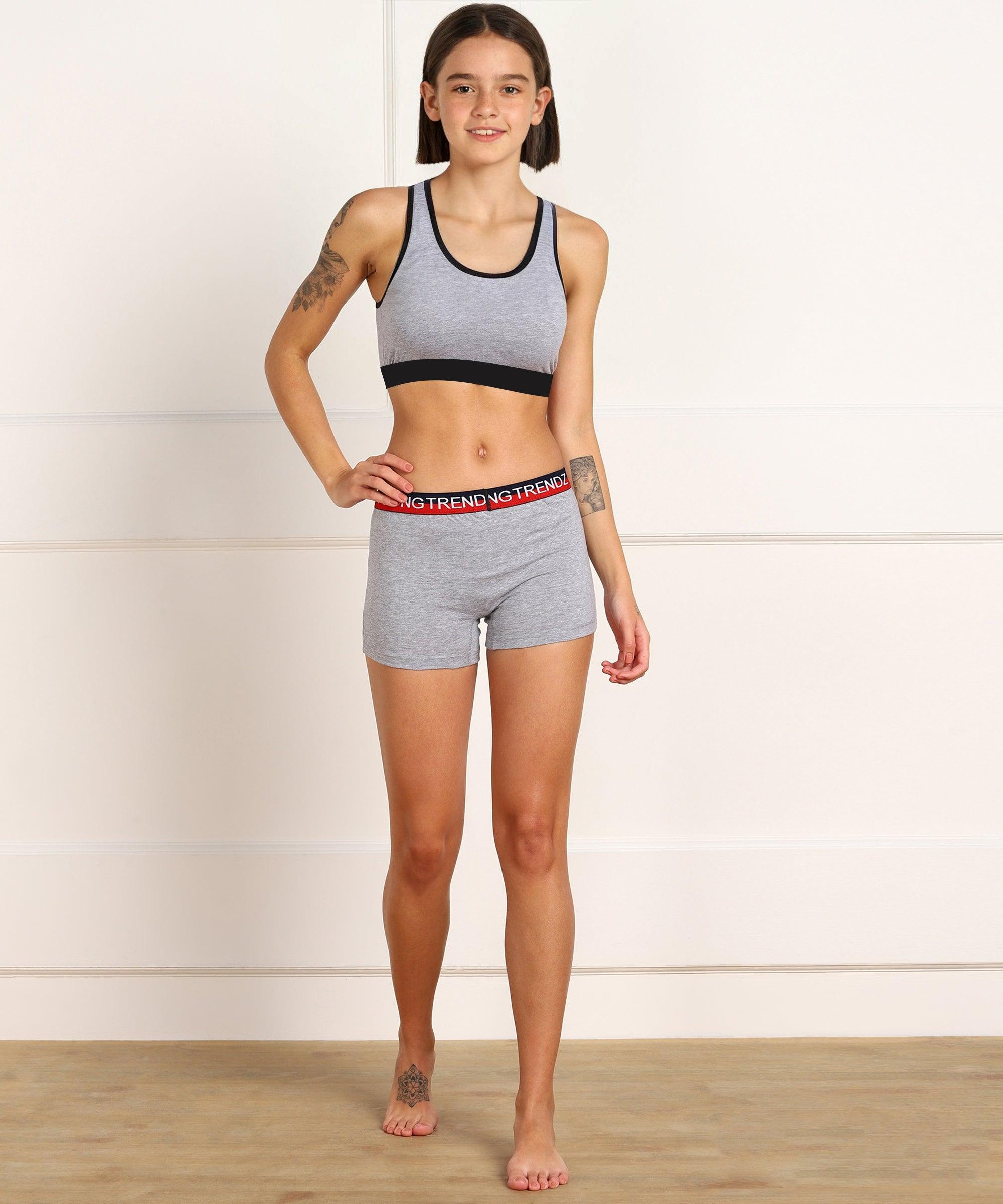 Girls Love Elastic Combo Boyshorts(Pack of 3) - Young Trendz