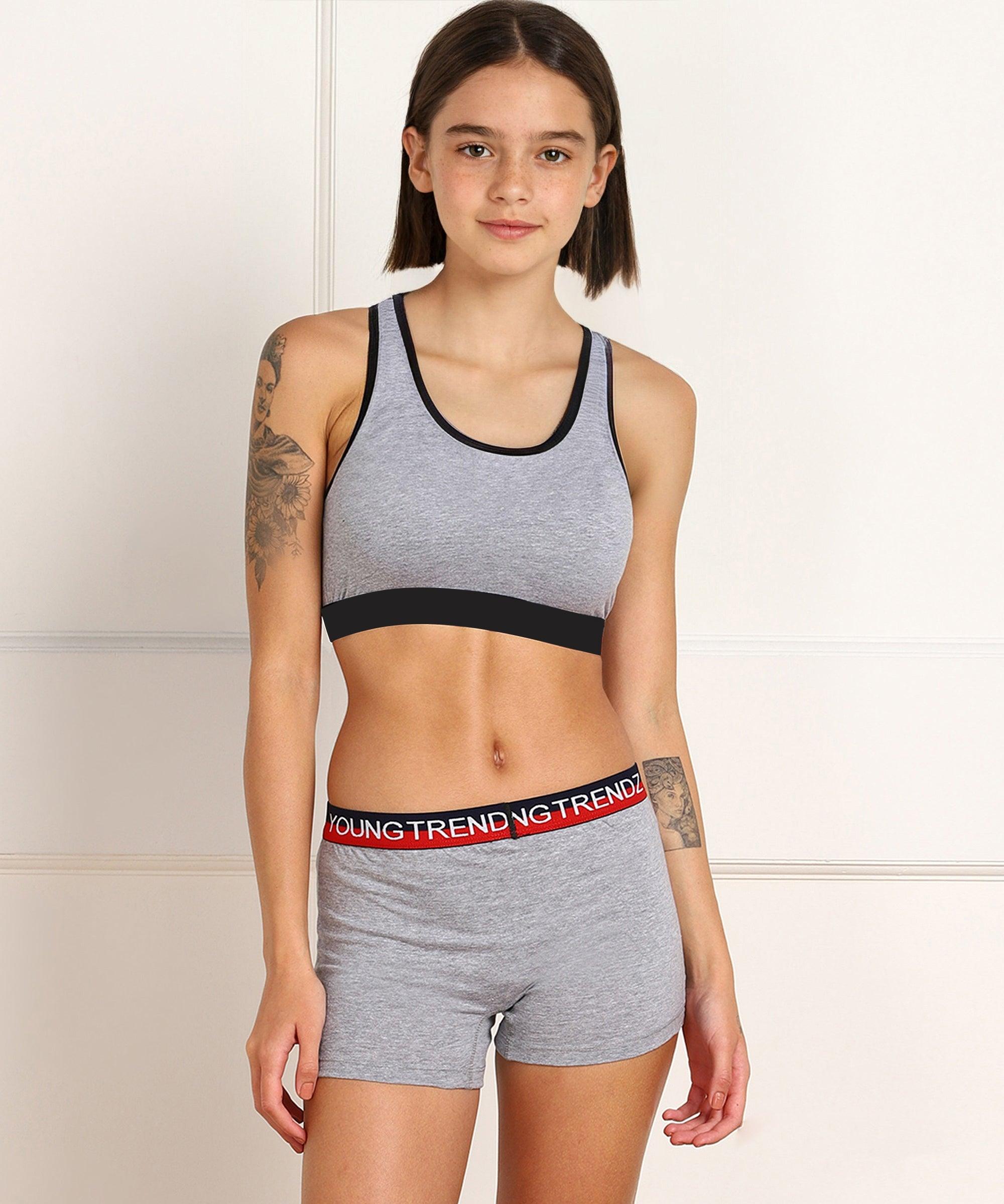 Girls Love Elastic Combo Boyshorts(Pack of 3) - Young Trendz