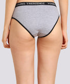 Young Trendz Women YT Elastic Hipster Grey Panty - Young Trendz