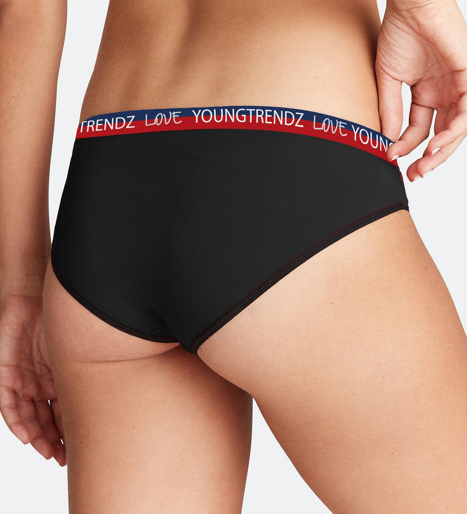 Young Trendz Women Love Elastic Hipster - 2pcs Pack - Young Trendz