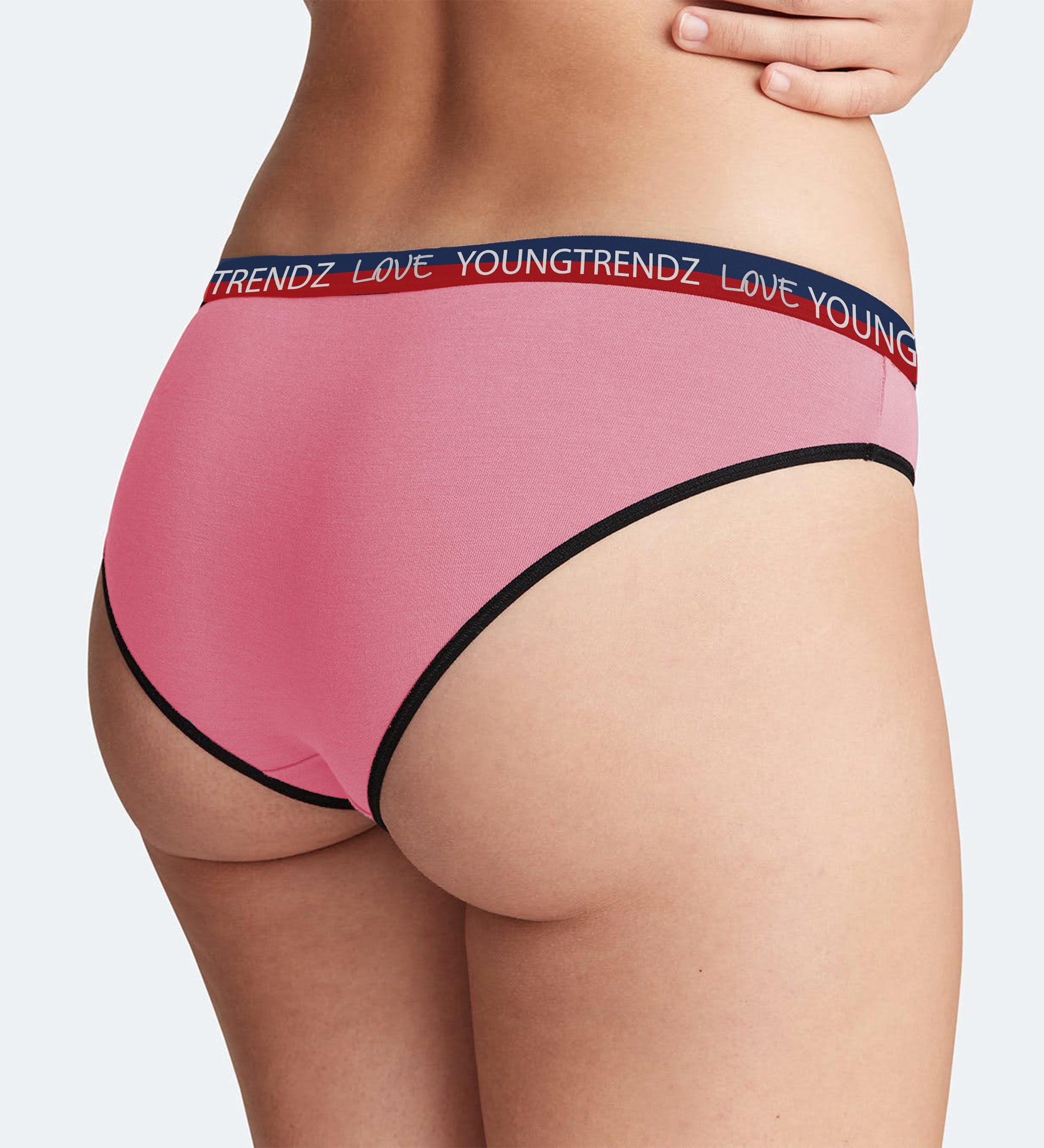 Young Trendz Women Love Elastic Hipster - 2pcs Pack - Young Trendz