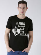 Lucky Printed Black Color Couple Tshirts - Young Trendz