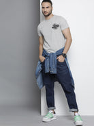 Mens Pocket Printed Tshirt - Young Trendz