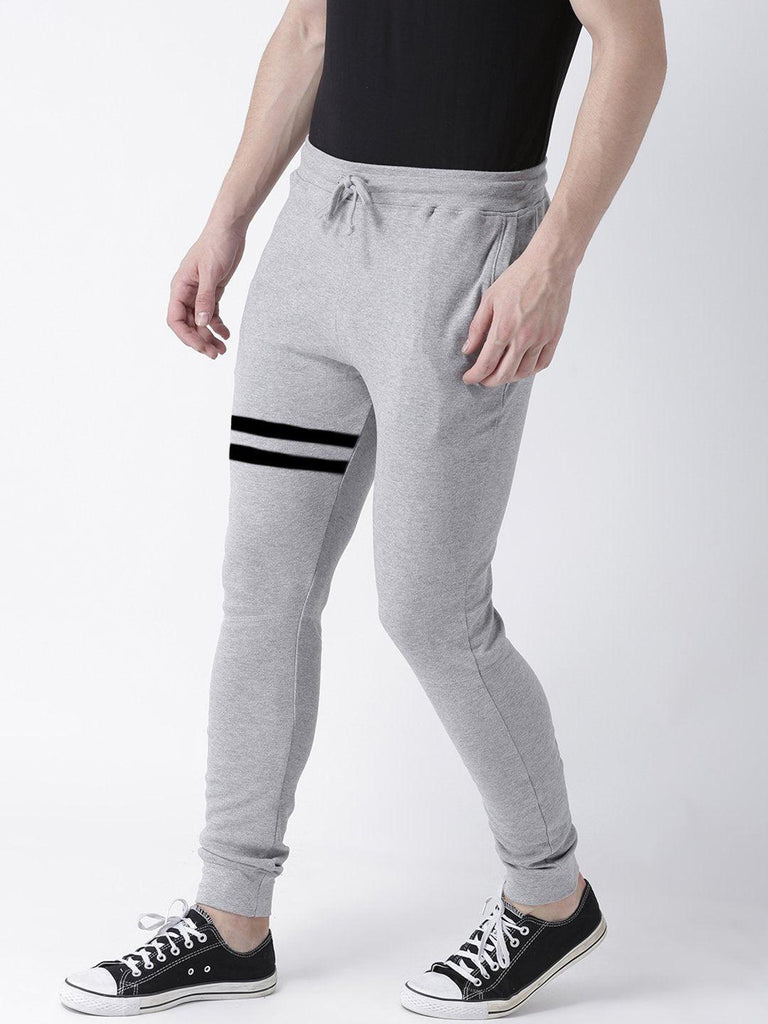 Young Trendz Mens Jogger Grey Color Lines Track Pants - Young Trendz