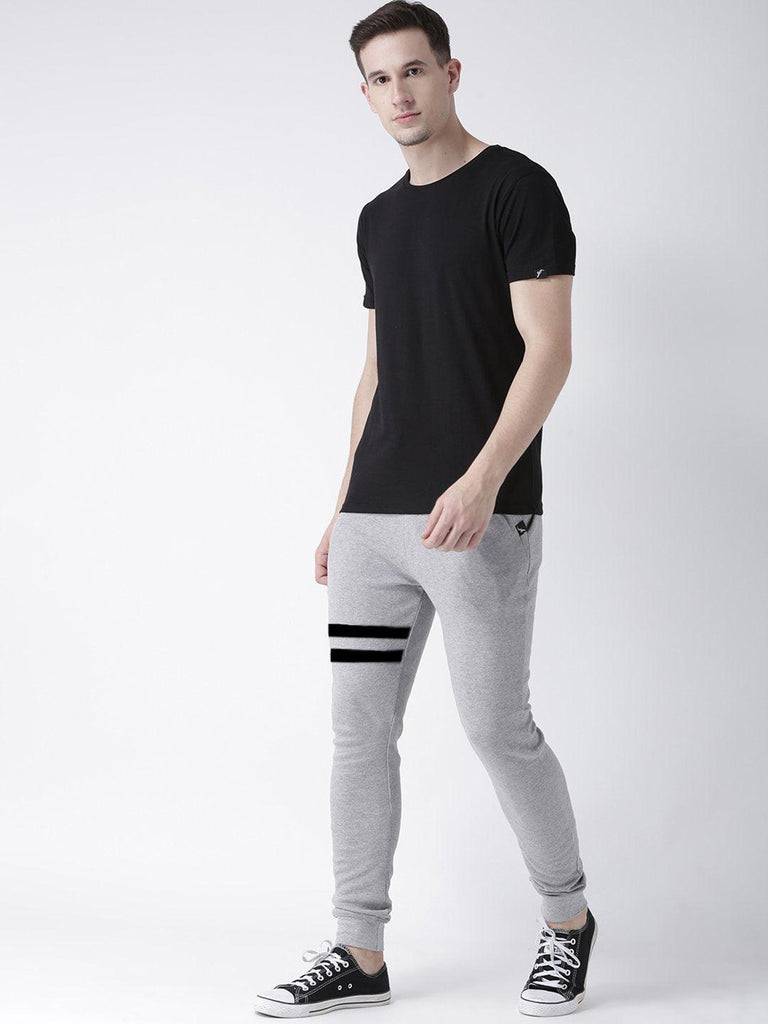 Young Trendz Mens Jogger Grey Color Lines Track Pants - Young Trendz
