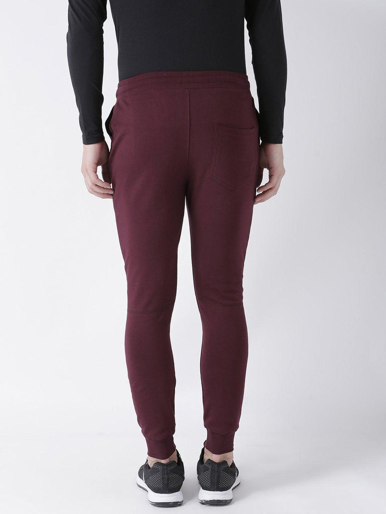 Young Trendz Mens Jogger Maroon Color Lines Track Pants - Young Trendz