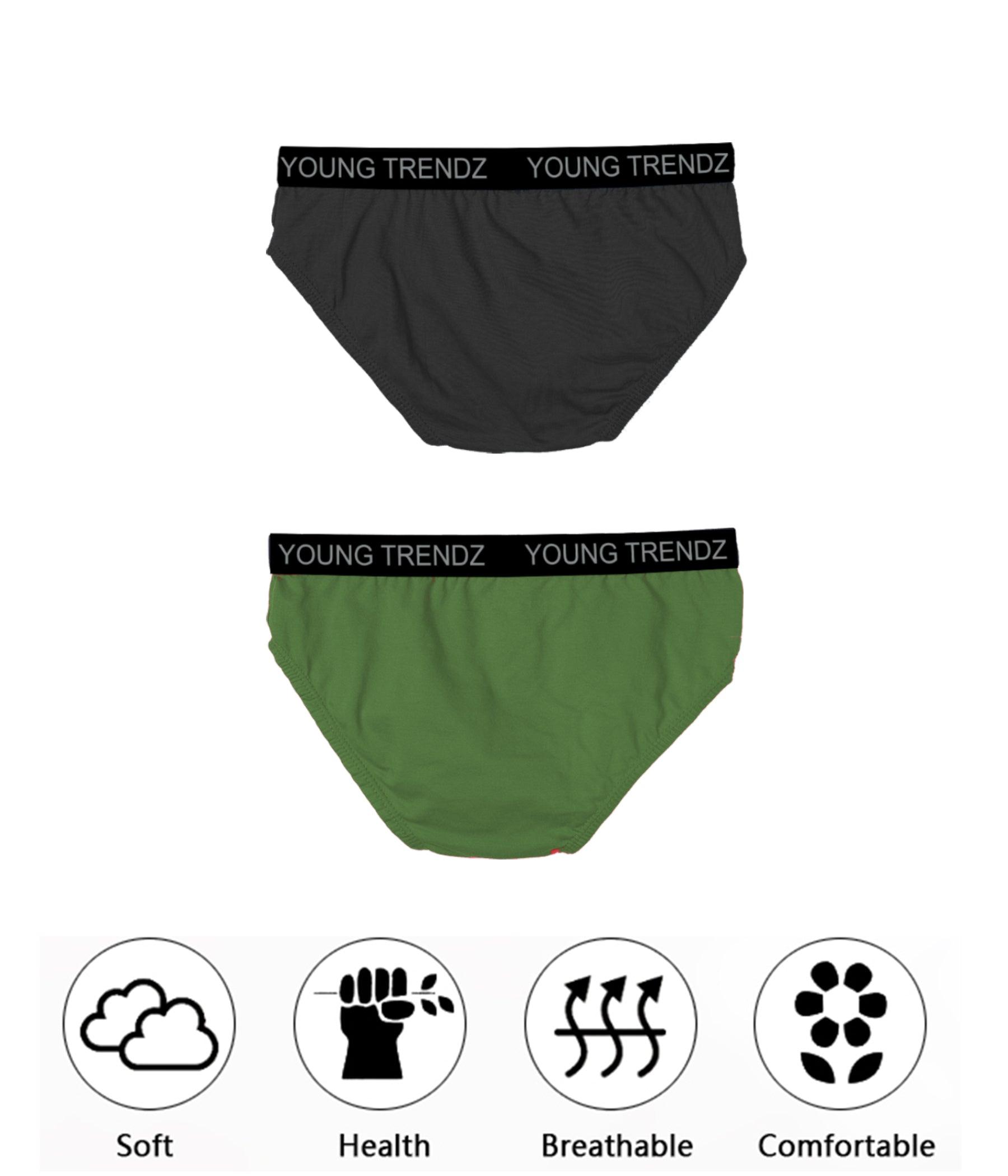 Young Trendz Kids Boys Inner Brief(Pack of 2) - Young Trendz