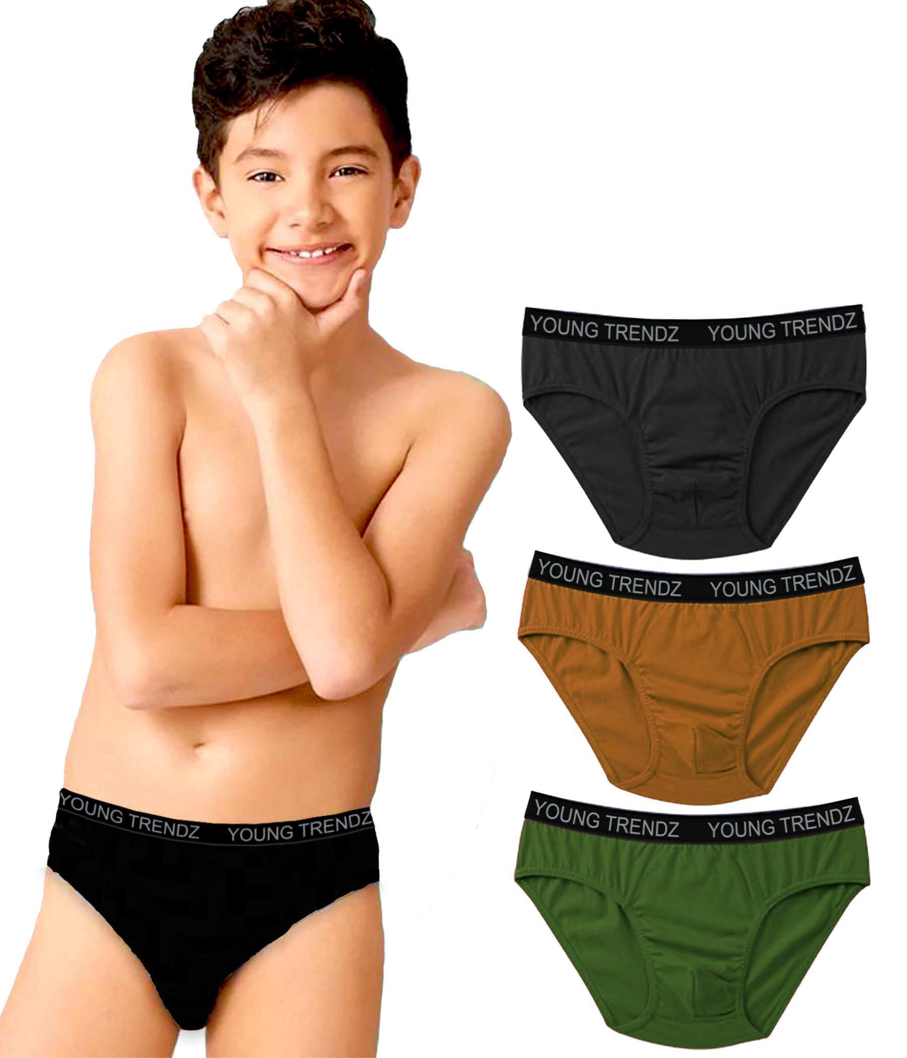 Young Trendz Kids Boys Inner Brief(Pack of 3) - Young Trendz