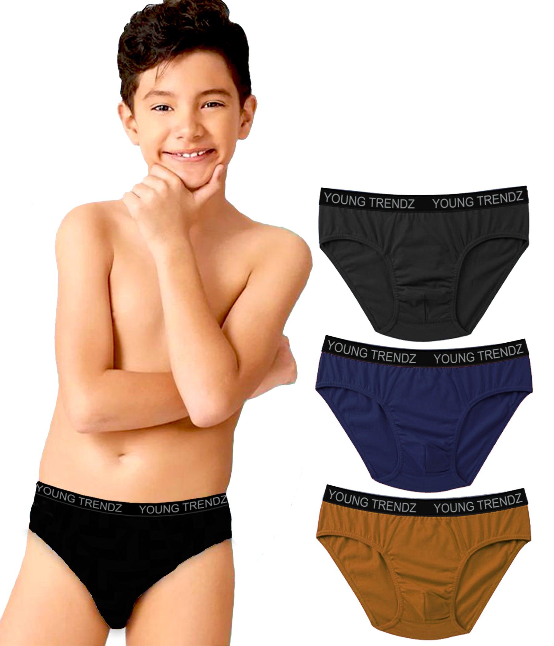 Young Trendz Kids Boys Inner Brief(Pack of 3) - Young Trendz